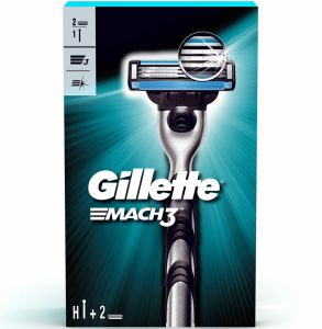 gillette mach3 shaving razor with 1 blade cartridge (1 kit)