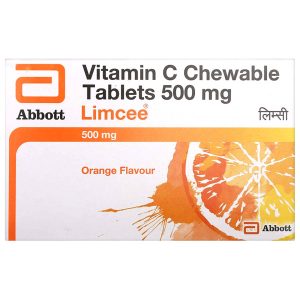 limcee 500mg orange chewable tablet 15's