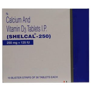 shelcal 250 tablet 30's