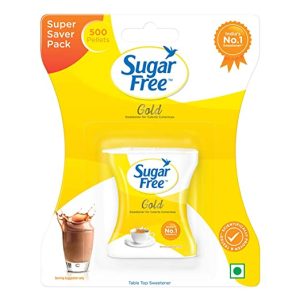 sugar free gold low calorie sweetener pellets 500's